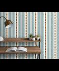 Custom Printed Vinyl Wall Covering With A Subtle Leather Look And Modern Stripe Pattern Great For Commercial Spots Or Home Hangouts