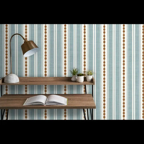 Custom Printed Vinyl Wall Covering With A Subtle Leather Look And Modern Stripe Pattern Great For Commercial Spots Or Home Hangouts