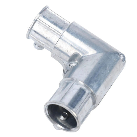 Slick Half Inch 90 Degree Conduit Fitting Interior Corner Pull Elbow in zinc alloy for hassle-free electrical wiring.