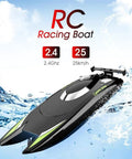 Crazy Fast RC Racing Boat For Adults With Dual Motors Two Point Four GHz Remote Control Waterproof Hull 32cm in water