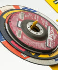 Heavy Duty Magnetic Power Grinder Rest With Rock Solid Mag Base For 5 Inch Angle Grinders offers spare disc holder with multiple grinding discs.