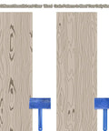Professional Rubber Wood Graining Roller For Achieving A True Knockout Wood Grain Look On Drywalls And Hard Surfaces With A Comfy Non Slip Handle For No Sweat Diy Renovation And Instant Style Upgrade on wood grain patterns.