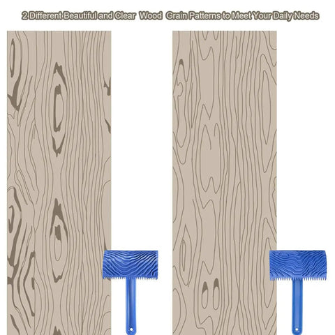 Professional Rubber Wood Graining Roller For Achieving A True Knockout Wood Grain Look On Drywalls And Hard Surfaces With A Comfy Non Slip Handle For No Sweat Diy Renovation And Instant Style Upgrade on wood grain patterns.