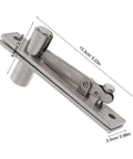 Hidden Self Closing Stainless Steel Door Hinges With Dual Swing Pivot And Concealed Hardware, heavy duty pivot hinge close-up