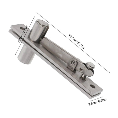 Hidden Self Closing Stainless Steel Door Hinges With Dual Swing Pivot And Concealed Hardware, heavy duty pivot hinge close-up