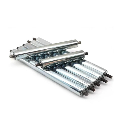 Heavy Duty Galvanized Gravity Roller For Industrial Assembly Line Conveyors With Rust Proof Finish Available In Multiple Sizes And Diameters To Match Your Factory Setup Perfectly, featuring multiple 60mm diameter rollers.