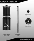 Beefy 100mm Bike Stem Riser Extender For 1 1/8 Inch Forks 28.6mm Aluminum Handlebar Adapter with threaded rod and covers