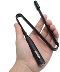 Hand holding SMA-Female Tactical Ham Radio Antenna 18.8 Inch Foldable High Gain 2.15 Dbi For 144 430 MHz VHF UHF Portable