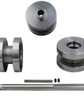 SWAG Off Road CNC Machined Tubing Roller Dies Compatible With Harbor Freight Tube Bender Chrome set of heavy duty steel dies and rods.