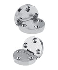 Built To Last Zinc Alloy Table Flap Hinges Set Of 2 For Furniture, Self Supporting Folding Hardware, 54x35x7 mm, 10 kg Load Capacity
