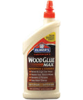 Carpenter Wood Glue Max Tough As Nails Extra-Strength Interior And Exterior Adhesive 16 Oz bottle with orange nozzle