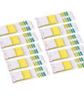 10 packs of pH Test Strips 6.4 to 8.0 Indicator Paper Litmus Tester for Water, Food, Pool, and Aquarium Testing Kit with Easy Color Chart