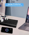 ZigBee Smart Power Strip With Five Foot Extension Cord Etl Certified Plug And Play With Alexa Google Home And Smartthings for home devices