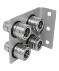 Heavy Duty Hydraulic Quick Coupler For Tractors And Crop Sprayers Rated At 3600 Psi Featuring Fast Push Pull Action That Works With Gloves On Cutting Down Downtime Big Time So You Can Finish Your Field Work Without Frustration Or Delays Today, 4-port plate