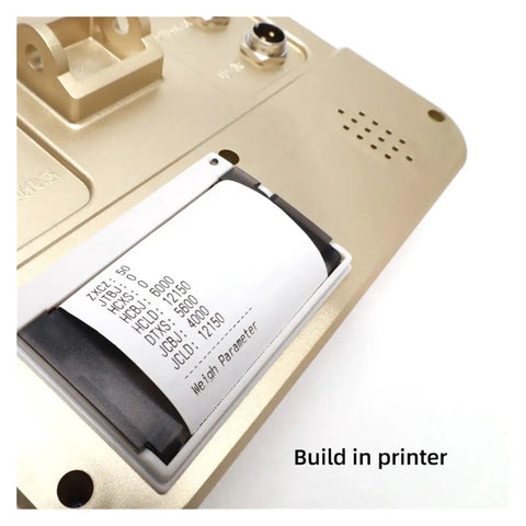Digital Load Cell Weight Indicator With LCD Display Controller For Heavy Duty Batching And Floor Scales Delivering Zero Drama Calibration Straight Up Precision And Smooth Tracking showing build-in printer and label output.