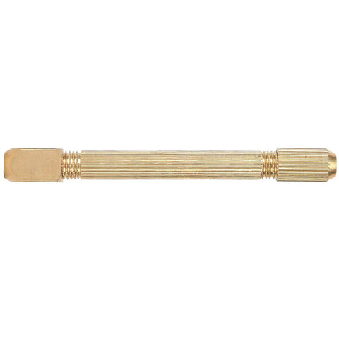 Pin Vise Hand Drill With Replaceable Heads Non Slip Copper Handle On The Go Watch Tool For Tiny Needles And Drill Bits Precision