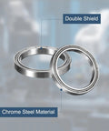 Focus on Eight Pack 6705ZZ Deep Groove Ball Bearings 25 X 32 X 4mm Chrome Steel Double Shield ABEC 5 close-up