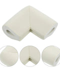 U Shaped Foam Corner Protectors 12 Piece Set For Furniture Edges And Photo Frames Safe Soft Cushioned Edge Guards close-up view