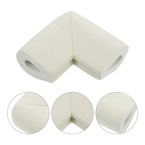 U Shaped Foam Corner Protectors 12 Piece Set For Furniture Edges And Photo Frames Safe Soft Cushioned Edge Guards close-up view