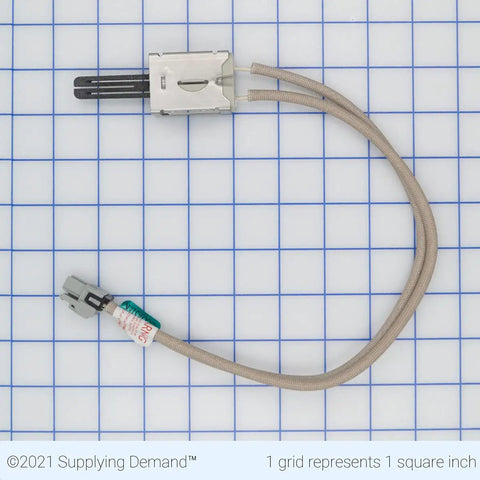 WB13X25633 Glowbar Gas Range Igniter Replacement Model Specific Not Universal on grid background