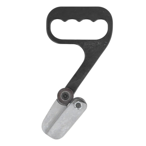 Hand Pull Metal Cutter Shear With Curved Handle showing grip details for portable use.