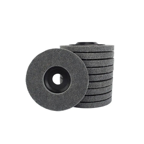 Stack of Nylon Fiber Polishing Disc For Angle Grinders 100mm 115mm 125mm Nonwoven Abrasive Wheel Removes Oxidation And Stains
