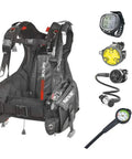 Smart Screen All-In-One Scuba Gear Set with BCD Regulator Octo Dive Computer Pressure Gauge 1000D Cordura Pro Kit