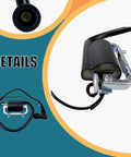 Side view of Ignition Coil And CDI Box For Honda Mini Trail Bike CT70 1969 1982 Replacement Part 30530 126 921 Includes Spark Plug