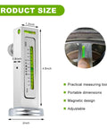 Magnetic Wheel Alignment Gauge measuring 2x4.8 inches, designed for accurate camber adjustments for car truck RV service.