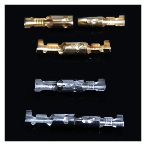 Heavy Duty Male Female Wire Box Insulated Cable Connector 3.9mm Electrical Crimp Terminals Assorted Kit, metal crimp sleeves