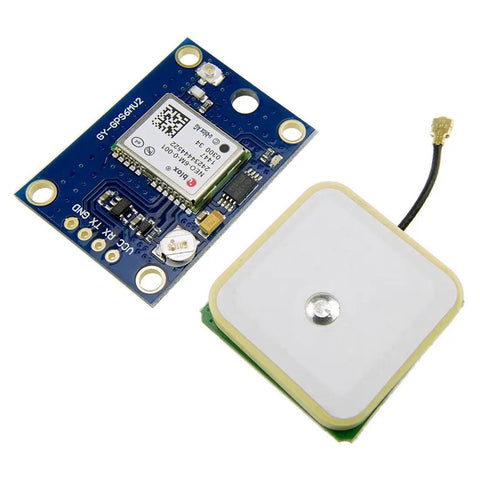 Neo-6M GPS Flight Controller Module 3V-5V With Ceramic Antenna for Arduino APM 2.5 EEPROM Backup and DIY Drone Projects