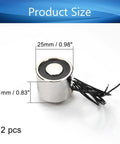 Two Pack 24V Electric Lifting Magnet With 8 Kg Pull, circular suction cup electromagnet dimensions