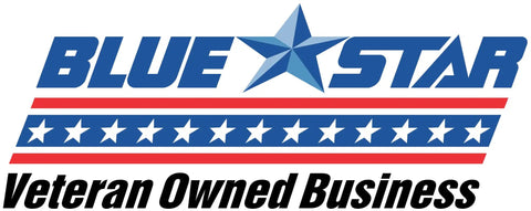 Blue Star logo with text 'Veteran Owned Business'