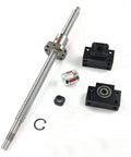 SFU1204 Ball Screw CNC Kit With Nut End Supports And Coupler Anti Backlash 12mm Diameter 4mm Lead 650mm Length components