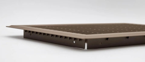 Heavy Duty 10 Inch By 30 Inch Floor Return Air Grille Built Tough In Floor Vent Cover For Ten By Thirty Opening Flush Mount Durable HVAC Floor Register With One Quarter Inch Back For Seamless Air Return