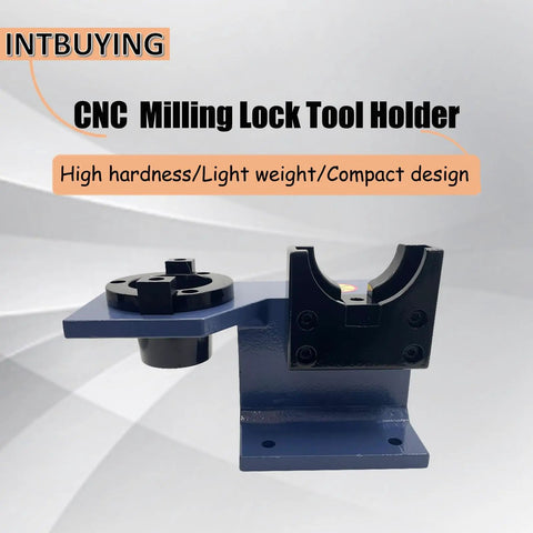 Universal CAT50 Tool Holder For CNC Milling With Horizontal And Vertical Clamping Quick Locking Fixture Pro Grade Durable Aluminum Body Dual Purpose Tool Holder And Fixture For Precise Milling Operations, black metal clamp