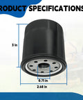 Four Pack 52114 Transmission Filter Replacement For Ferris IS600Z And Wide Brand Compatibility With Ariens Bad Boy Bush Hog