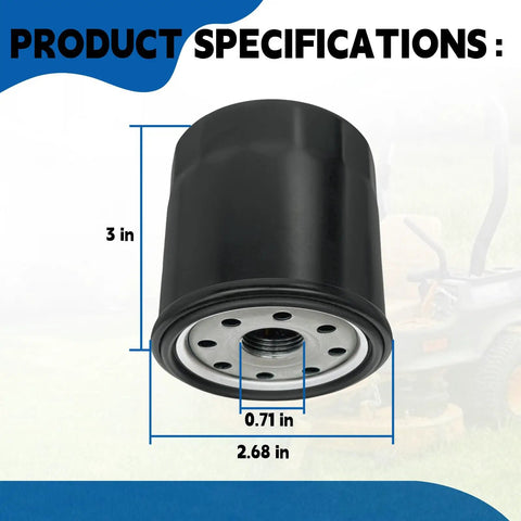 Four Pack 52114 Transmission Filter Replacement For Ferris IS600Z And Wide Brand Compatibility With Ariens Bad Boy Bush Hog