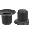 Slick Replacement Patio Umbrella Screw Caps Kit Two Pack Black Weather Resistant Plastic Top Ends For Easy Backyard Repair And Beach Vibes Secure Fit Universal Style For Outdoor Fishing Gadgets, black plastic caps