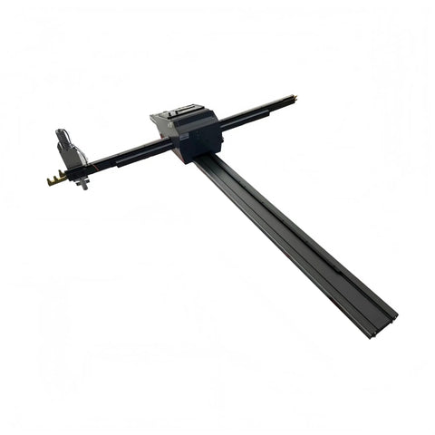 Dual Cutting Machine With Oxyfuel Flame And Plasma Arc Portable 1X1M Metal Cutter for Fabrication, black frame on white background.