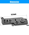 Smooth Operator Power Seat Control Switch With Button Cover Direct Fit For Tesla Model 3 And Model Y Front Passenger Side 2017 To 2022 dimensions 6.3 x 2.56 inches