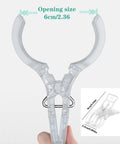 Clear Balloon Arch Clips 3.5 Inch Heavy Duty Spring Clamps 20 Pack For Backdrops Birthday Party Decor Photo Studios Beach Towels Crafts And More No-Fuss Setup Ideal For Balloon Arches Backdrops Photo Booths Event Decor And Craft Projects showing 2.36 inch opening