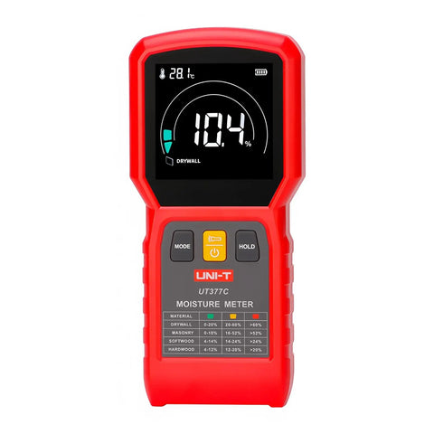 Dead On Accuracy Pinless Moisture Meter Delivers Knockout Precision On Wood And Drywall With Non Destructive 30 Mm Scanning and display.