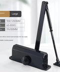 Door Closer Adjustable Speed Soft Closing Holder For 25Kg To 85Kg Doors, Heavy Duty Protective Hardware, image showing large size