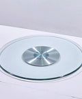 Tempered Glass Lazy Susan Turntable For Dining Tables A Game Changer Glass Lazy Susan For Family Dinners And Birthday Parties