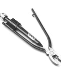 6 Inch Safety Wire Pliers With Automatic Spring Return Locking Design And Heavy Duty Wire Twister Tool in black steel