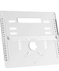 Premium 8mm Thick Acrylic Router Table Insert Plate For Woodworking Clear View Routing Milling Auxiliary Board, 28x25cm size.