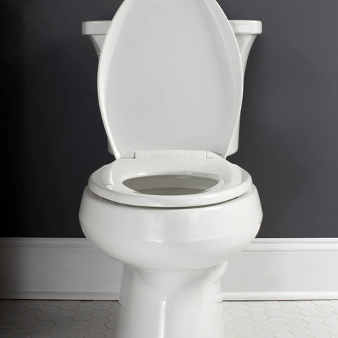 Slow Close Toilet Seat With Easy Clean Hinges And Adjustable Front To Back Fit Elongated White Made In Usa Never Loosens Quiet Soft Close