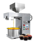 Premium Stainless Steel Oil Press Built Like Iron For Home Or Small Business Use High Output Melon Seed Cold Press Machine extracting oil