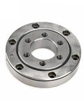 Heavy Duty Precision Slewing Ring With Crossed Roller Setup, Model Xu060094, showing smooth bearing steel surface and mounting holes.